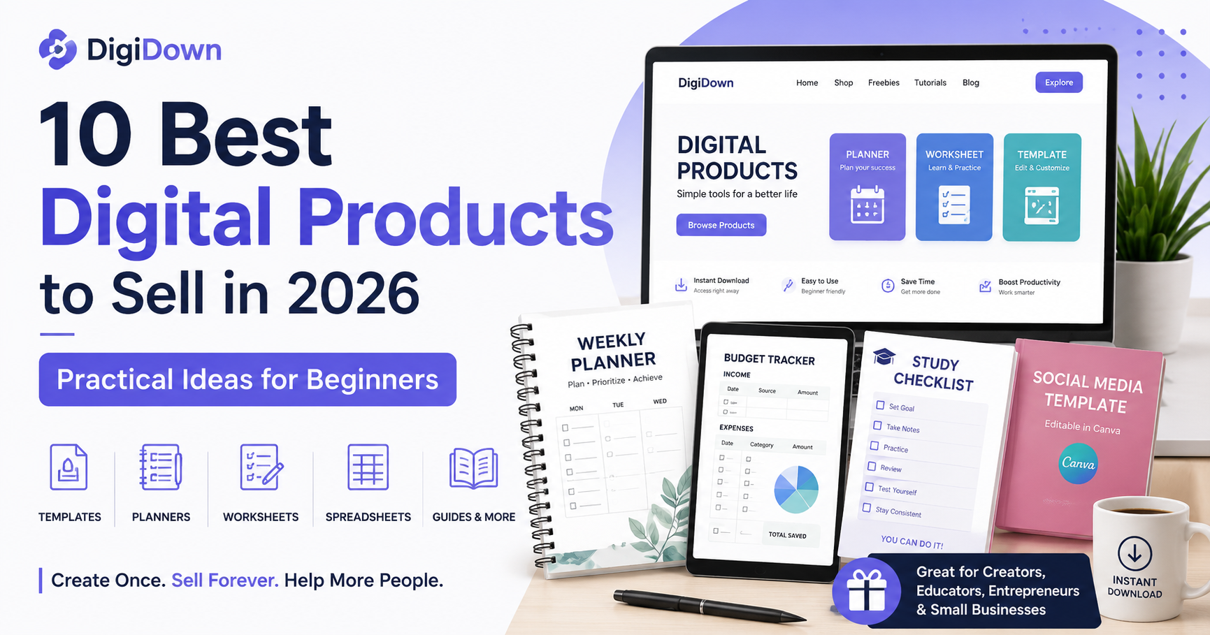 10 Best Digital Products to Sell in 2026: Practical Ideas for Beginners - DigiDown