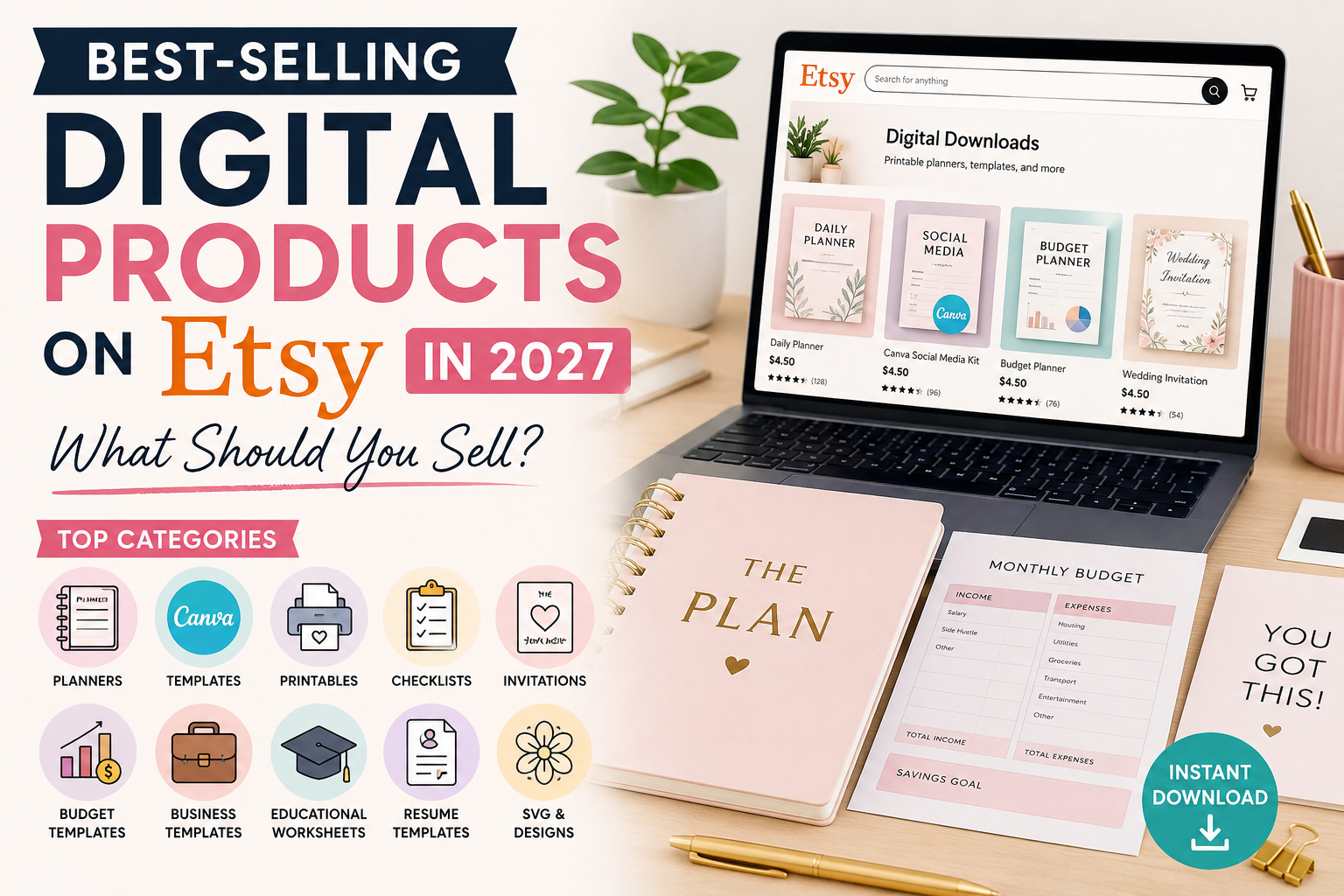 Best-Selling Digital Products on Etsy in 2027: What Should You Sell? - DigiDown