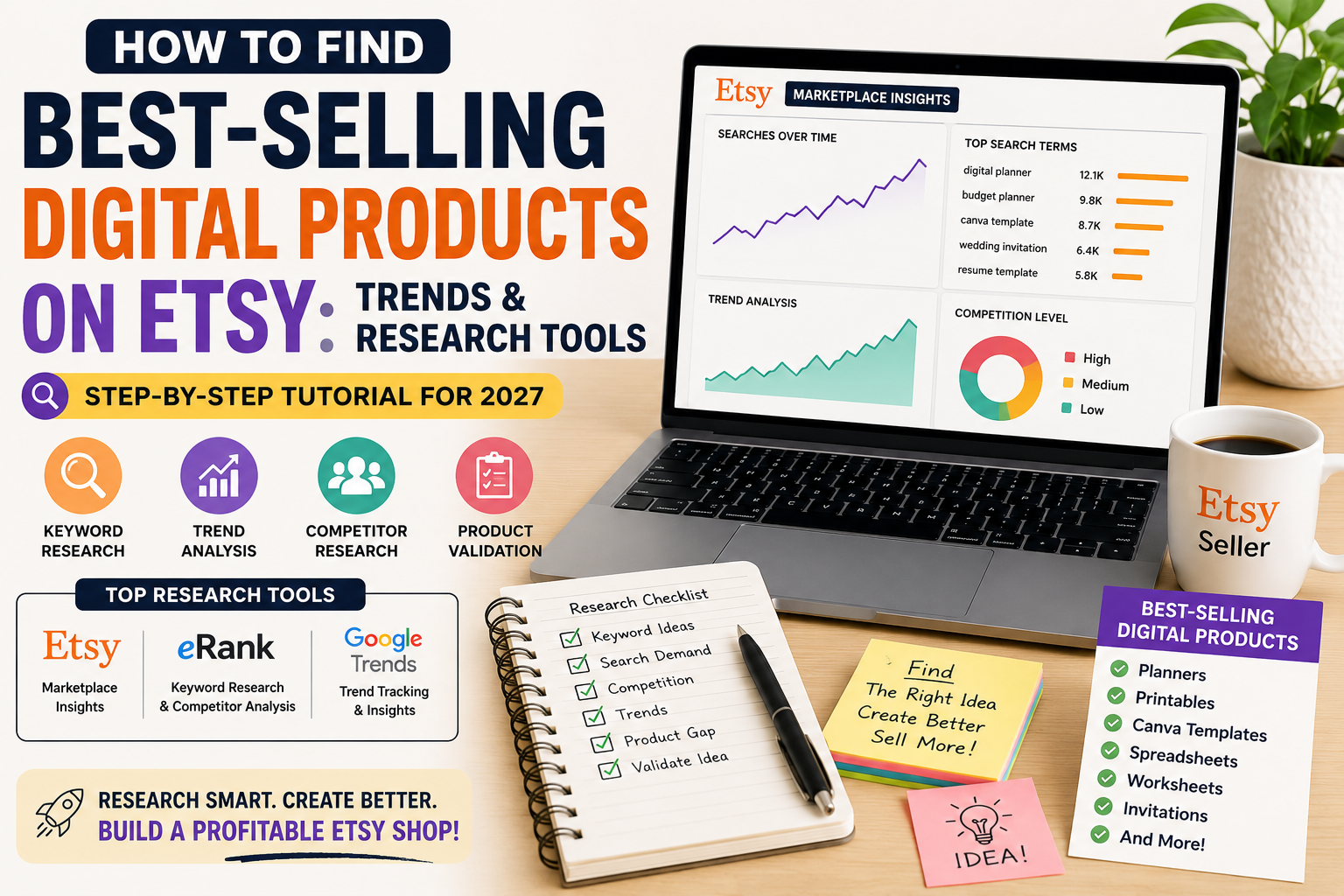 How to Find Best-Selling Digital Products on Etsy: Trends & Research Tools - DigiDown